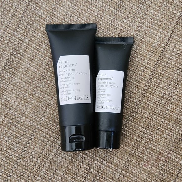 NEW Skin Regimen Face Wash & Body Cream Travel Set - Picture 1 of 2